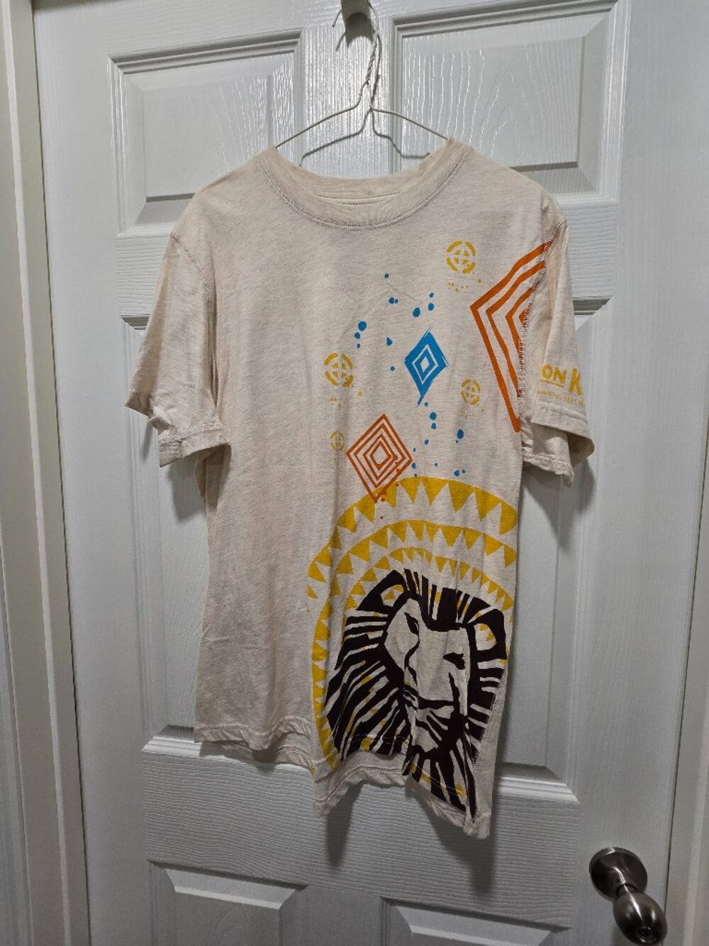 Disney The Lion King Musical Tee Large Simba New York
